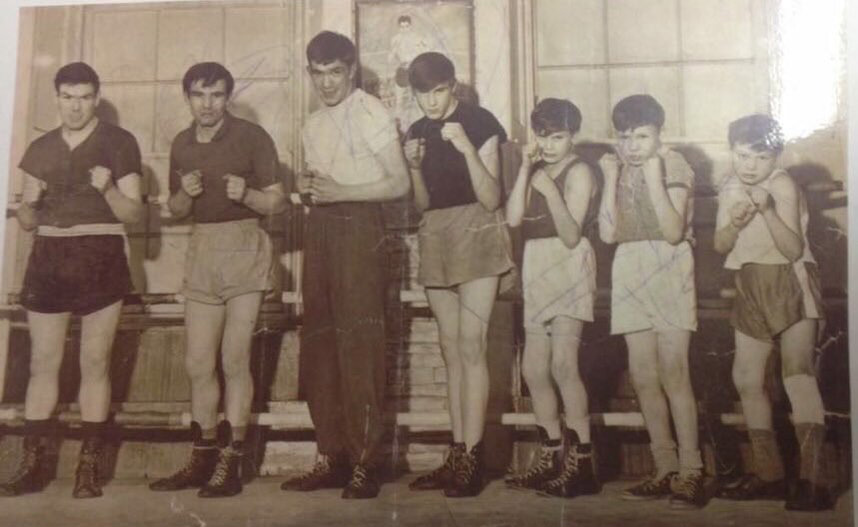 A photo of all the McMillan Boxing Bhoys