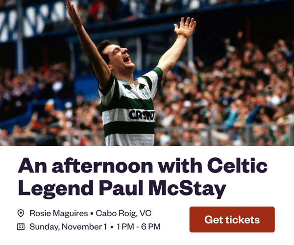 An afternoon with Paul McStay - Rosie Maguires