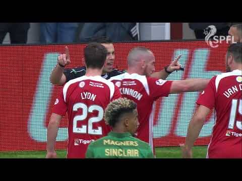 Darren Lyon sent off for Hamilton