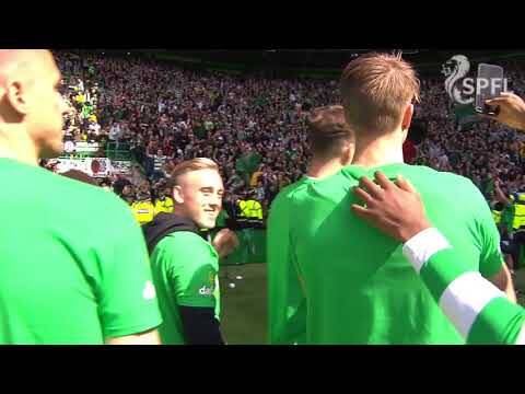 Watch Celtic celebrate in front of fans at title party