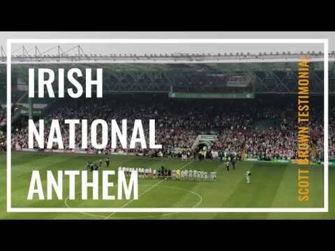 Irish National Anthem at Scott Brown Testimonial