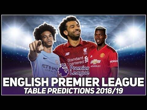 PREMIER LEAGUE TABLE PREDICTIONS 2018/19! &ndash; LIVE!