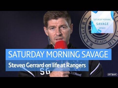 Gerrard: “We can’t be obsessed with Celtic!” Exclusive interview on Saturday Morning Savage