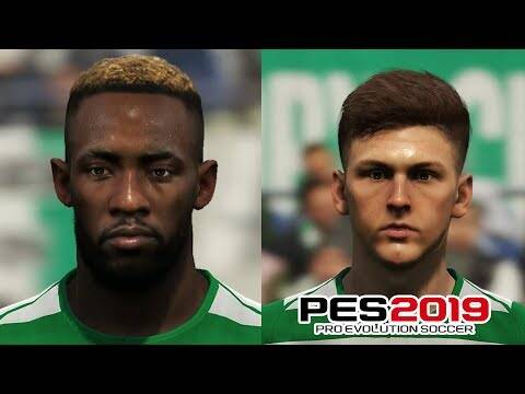 ALL CELTIC PLAYER FACES IN PES 2019! (Upon Release)