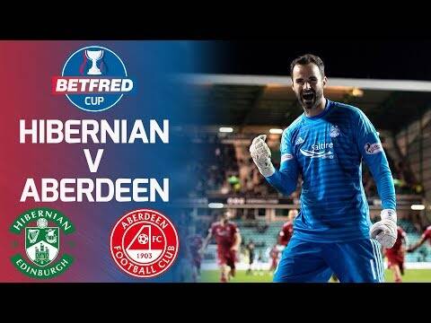 Hibernian 0-0 Aberdeen | Dramatic draw leads to Penalties! | Betfred Cup Quarter-Final