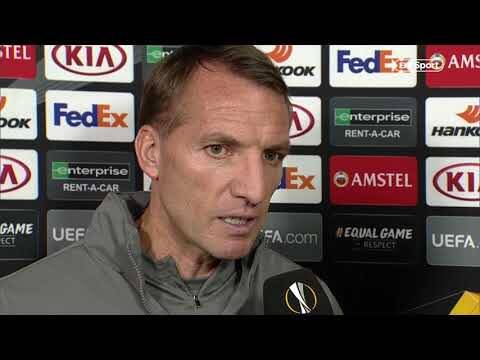 Brendan Rodgers reacts to Celtic vs RB Leipzig | Post-match interview