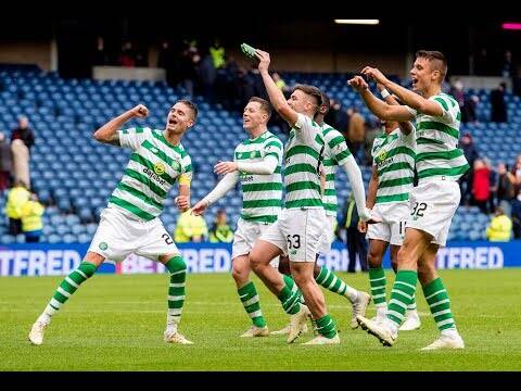 Celtic FC &ndash; Post-match celebrations at Murrayfield