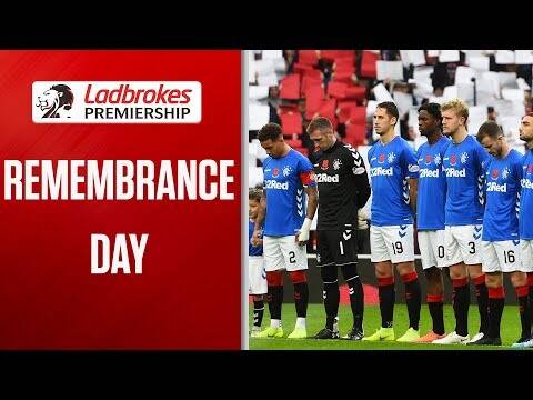 Watch as SPFL Clubs Commemorate Rememberance Day with A Minute’s Silence | Ladbrokes Premiership