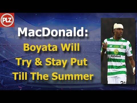 MacDonald: Boyata Will Stay At Celtic Till Summer