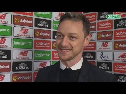 Celtic FC &ndash; James McAvoy back at Paradise