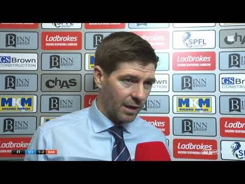 Brutal | Steven Gerrard’s honest assessment following St. Johnstone vs Rangers