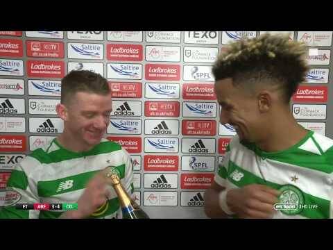 Hat-trick hero | Scott Sinclair reacts to Celtic extending their lead at the top of the SPFL