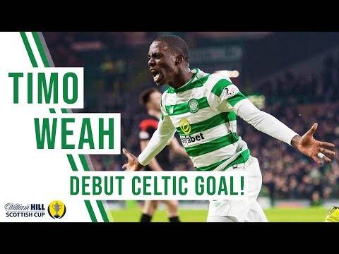 ⚽ GOAL: Timothy Weah scores on his Celtic debut!