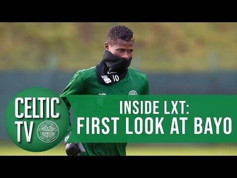 Bayo trains with the Bhoys!