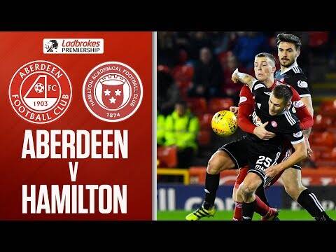 Aberdeen 0-2 Hamilton | Oakley and Miller give visitors win | Ladbrokes Premiership