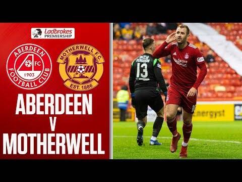 Aberdeen 3-1 Motherwell | Top 6 Hopes Over for The Well After Defeat | Ladbrokes Premiership