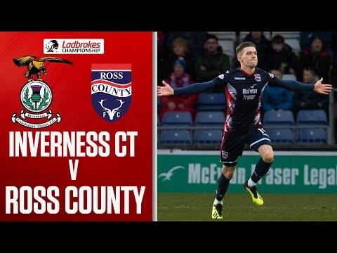Inverness CT 1-2 Ross County | County Extend Lead over Ten Man Thistle | Ladbrokes Championship