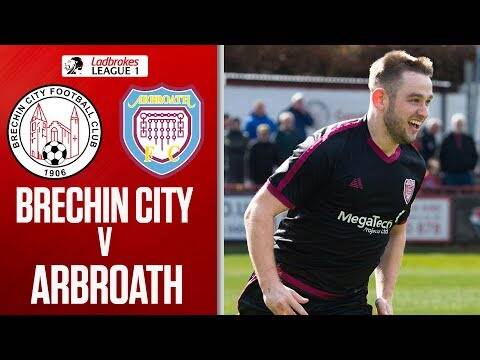 Brechin City 1-1 Arbroath | Arbroath Clinch League 1 Title! | Ladbrokes League 1