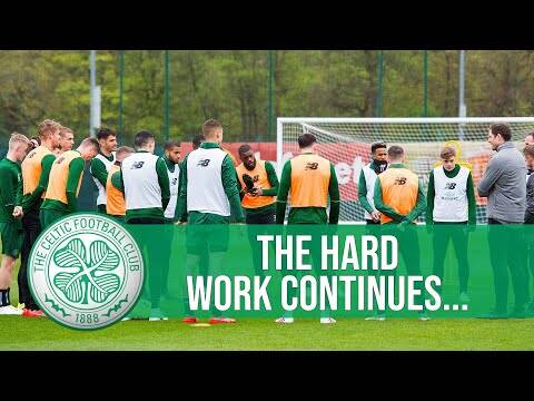 Putting in the hard work ahead of Celtic v Kilmarnock!