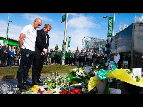 Celtic pay tribute to football legend Billy McNeill