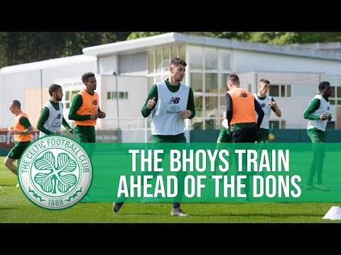 Celtic Training: Preparing for Aberdeen Away
