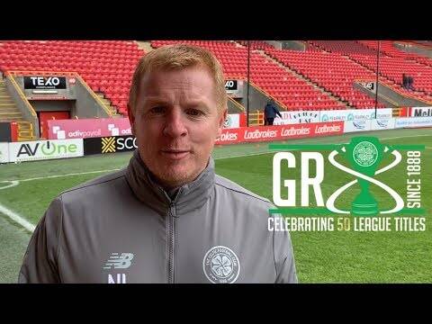 A special thank you to the Celtic faithful from Neil Lennon