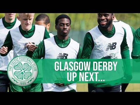 Celtic Training: The Champions prepare for Ibrox!
