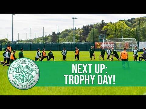 Scottish Champions Celtic train before Trophy Day in Paradise!