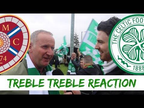 Hearts 1-2 Celtic | Treble Treble Reaction