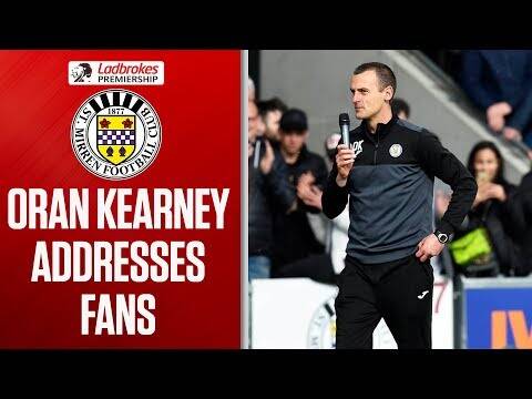 Oran Kearney Addresses Fans after Securing Safety! | Full Time Scenes | Ladbrokes Premiership
