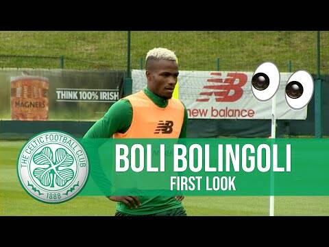 Watch Boli take to the Lennoxtown field for the first time along with his new Celtic teammates!