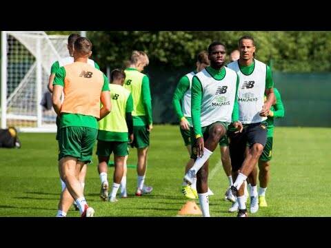 The Celtic players prepare for Rennes test!
