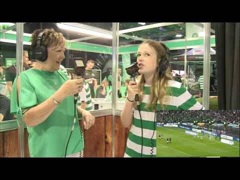 Celtic TV Fan Commentary at Celtic FC Festival! Ellie McCallister and Mary Dempsey