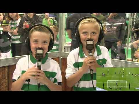 Celtic TV Fan Commentary at the Celtic FC Festival! Alfie and Connor