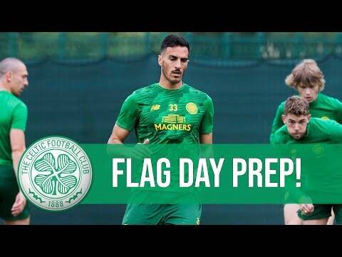 Hatem Abd Elhamed trains with the Bhoys ahead of Flag Day!
