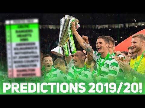 Scottish Premiership 2019/20 Table Predictions! | Will Celtic Win 9 in a Row?