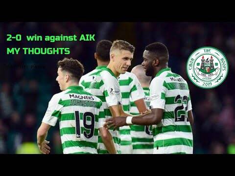 Celtic vs AIK after match reaction | Fraser forster | Uefa Europa league | CELTIC FC