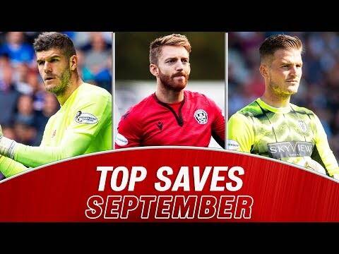 Who was the Best Goalkeeper in September? | September’s Top Saves | SPFL