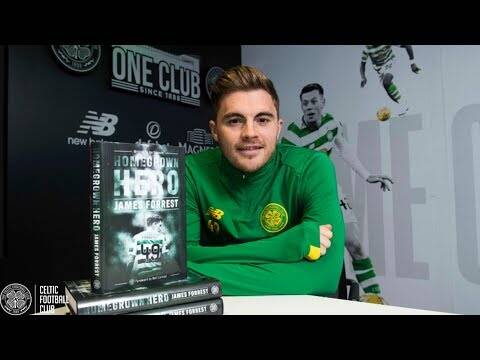 James Forrest unveils new biography ‘Homegrown Hero’