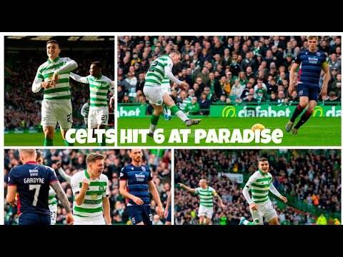 Celtic 6-0 Ross County | the celtic hit 6 and go top | hail hail