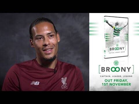 Former Celtic player, Virgil van Dijk shares memories of Broony for his new DVD!