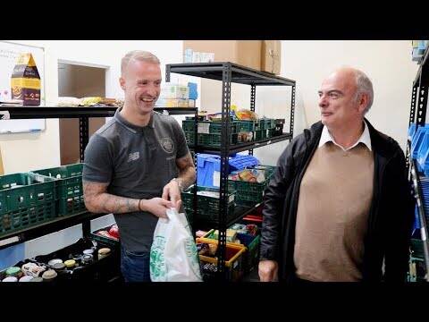 Leigh Griffiths visits Christmas Appeal beneficiary Loaves and Fishes