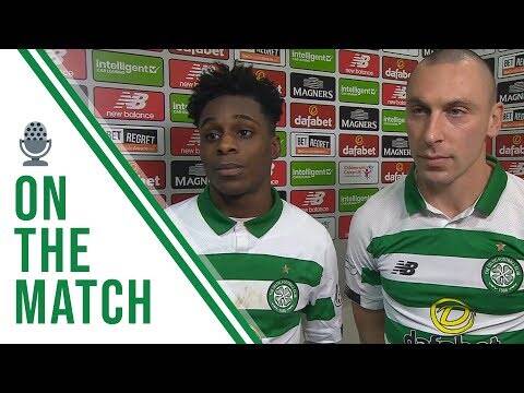 Frimpong and Brown on the Match | Celtic 4-0 Livingston | Impressive Celts continue form