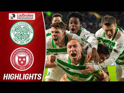 Celtic 2-1 Hamilton | Scott Brown’s Last Minute Goal Seals Celtic’s Victory | Ladbrokes Premiership