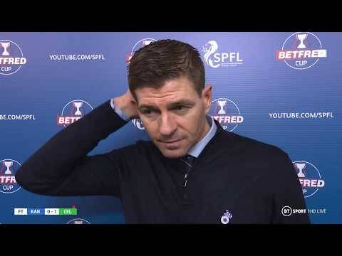 “I can’t ask any more from my players” Gerrard’s Rangers dominated the game but fell short to Celtic