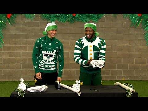 Celtic Christmas Wrap Battle with Boli Bolingoli & Moritz Bauer!