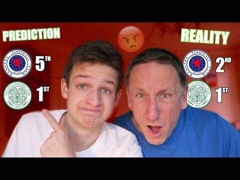 REACTING to our SCOTTISH PREMIERSHIP 2019/20 PREDICTIONS. *RANGERS or CELTIC*