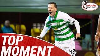 Callum McGregor Score’s Sensational Volley! | Motherwell 0-4 Celtic | Top Moments!
