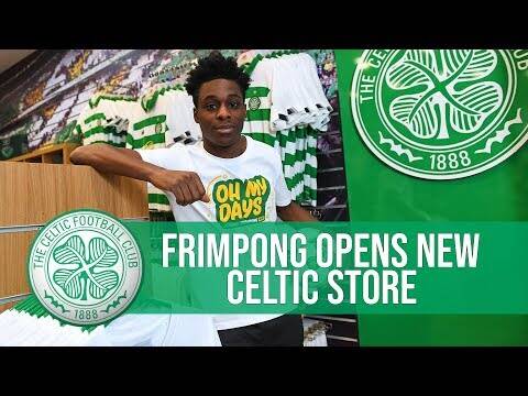 Jeremie Frimpong opens new Celtic store at intu Braehead