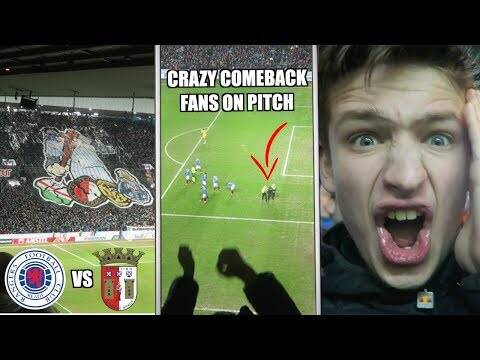 INSANE COMEBACK AT IBROX FOR RANGERS VS BRAGA &ndash; HAGI!!!